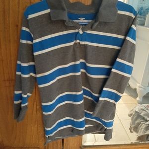 Boy's Grey/Blue Polo